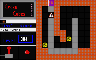 Crazy Cubes atari screenshot